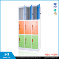 China Mingxiu Cheap Metal Storage Locker / 9 Doors Metal Cabinet